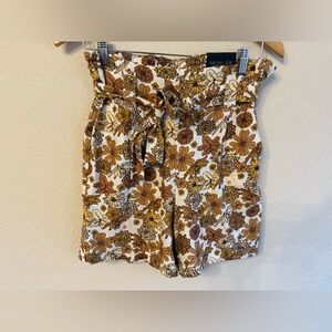 NWT Rachel Zoe Rayon/Linen Blend Floral Women’s Shorts Size XS